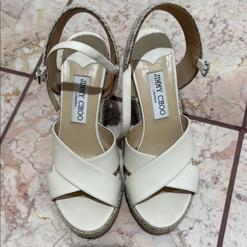 Jimmy Choo White Women's Sandals